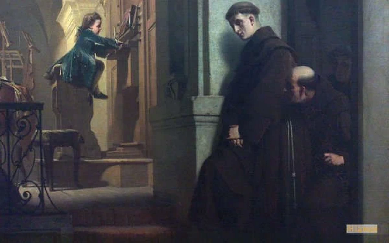 Il giovane Mozart all'organo
